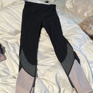 Athleta colorblock mesh legging